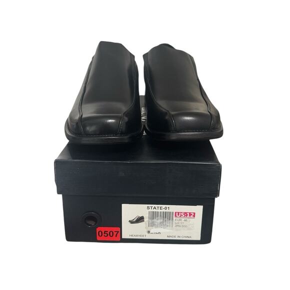 NIB! Bruno Marc Men's Square Toe Loafers Dress Shoes - Size US 12 / EU 46 - Picture 10 of 10